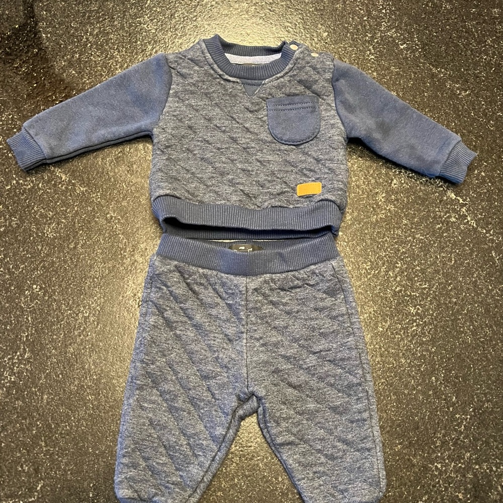 7 For All Mankind Navy Blue Knit jogging suit